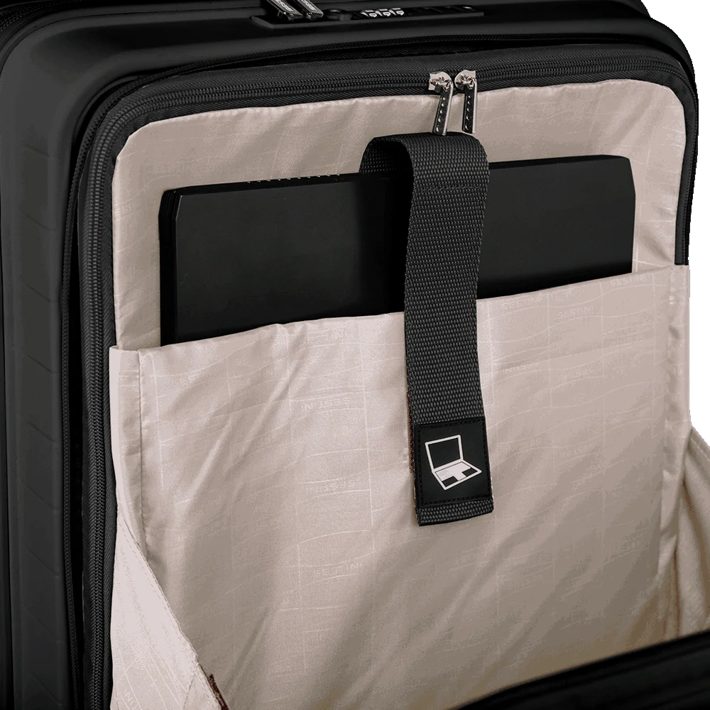 Mala de Viagem Bordo 10 kg em Polipropileno com Rodas 360° PP Duo - Preto