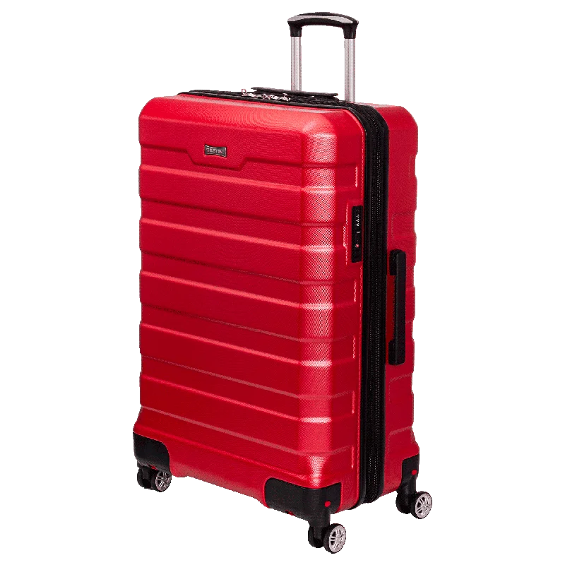 Mala de Viagem Grande 32 kg ABS Wheeless 1t - Vermelho