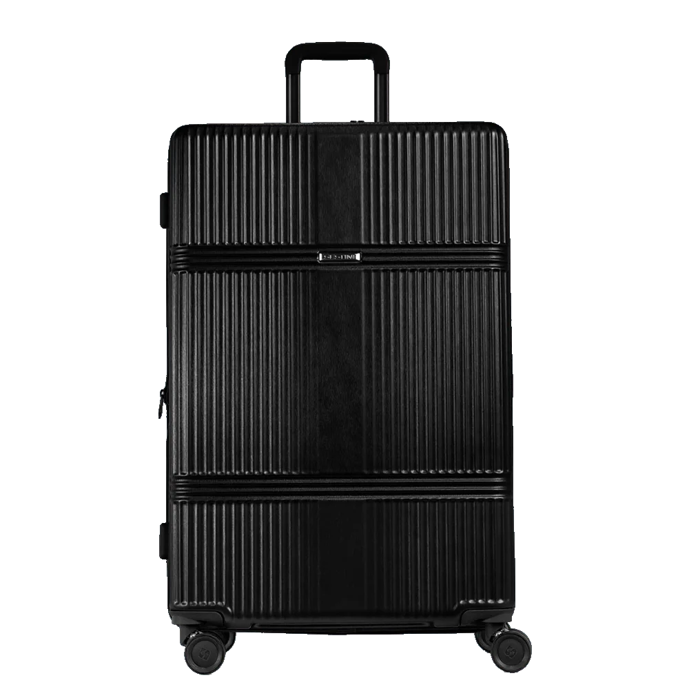 Mala de Viagem Grande 32 kg ABS com Rodas 360° Croma - Preto