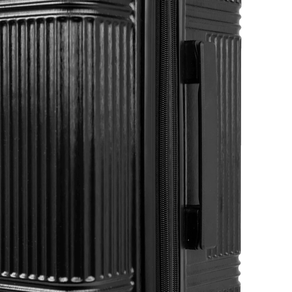 Mala de Viagem Grande 32 kg ABS com Rodas 360° Croma - Preto