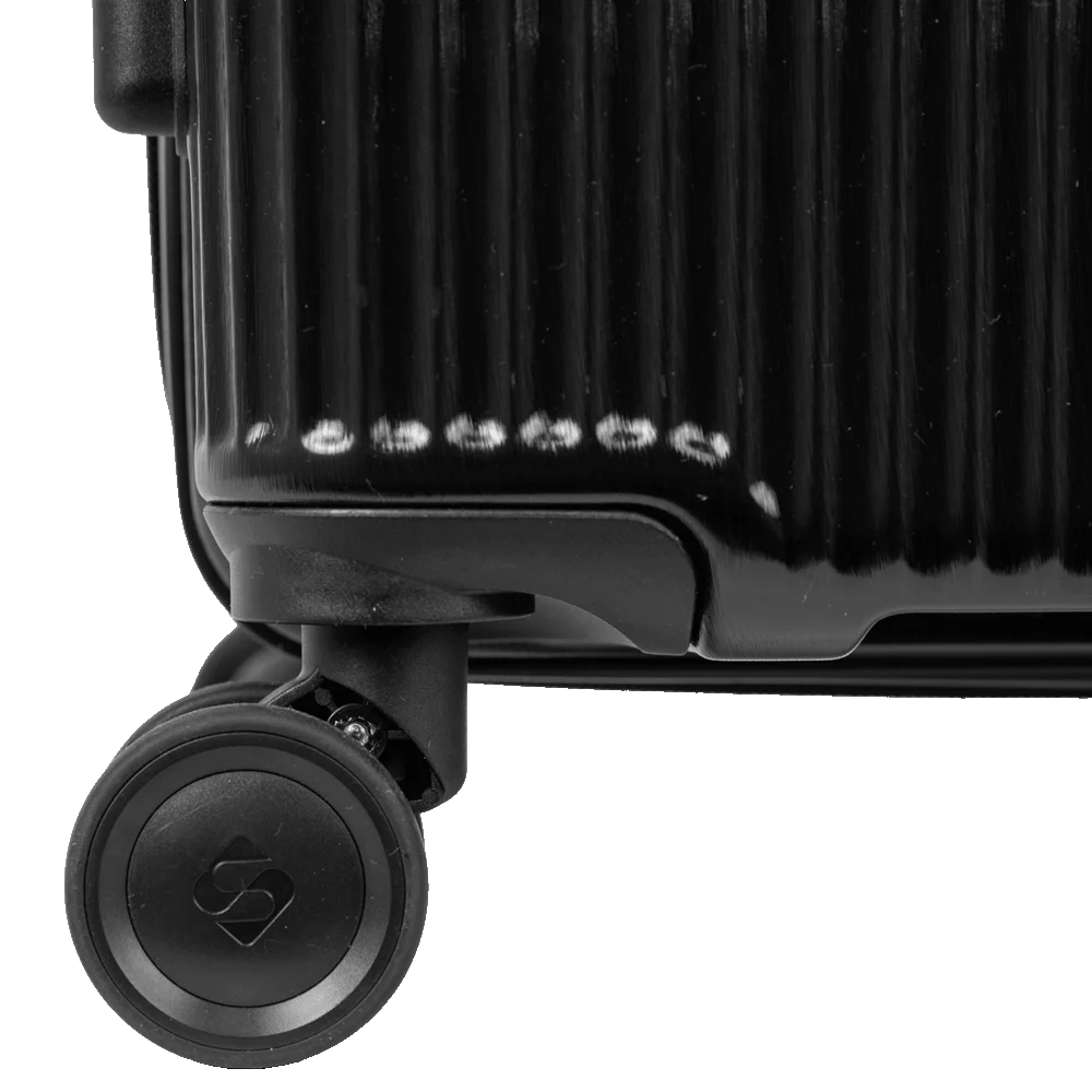 Mala de Viagem Grande 32 kg ABS com Rodas 360° Croma - Preto