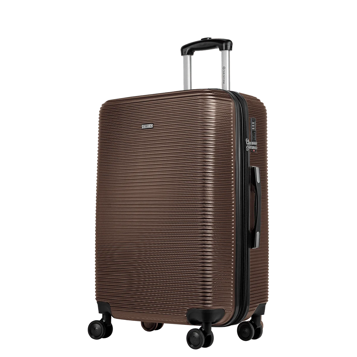 Mala de Viagem Média 23 kg ABS com Rodas 360° 4 All 6t - Bronze