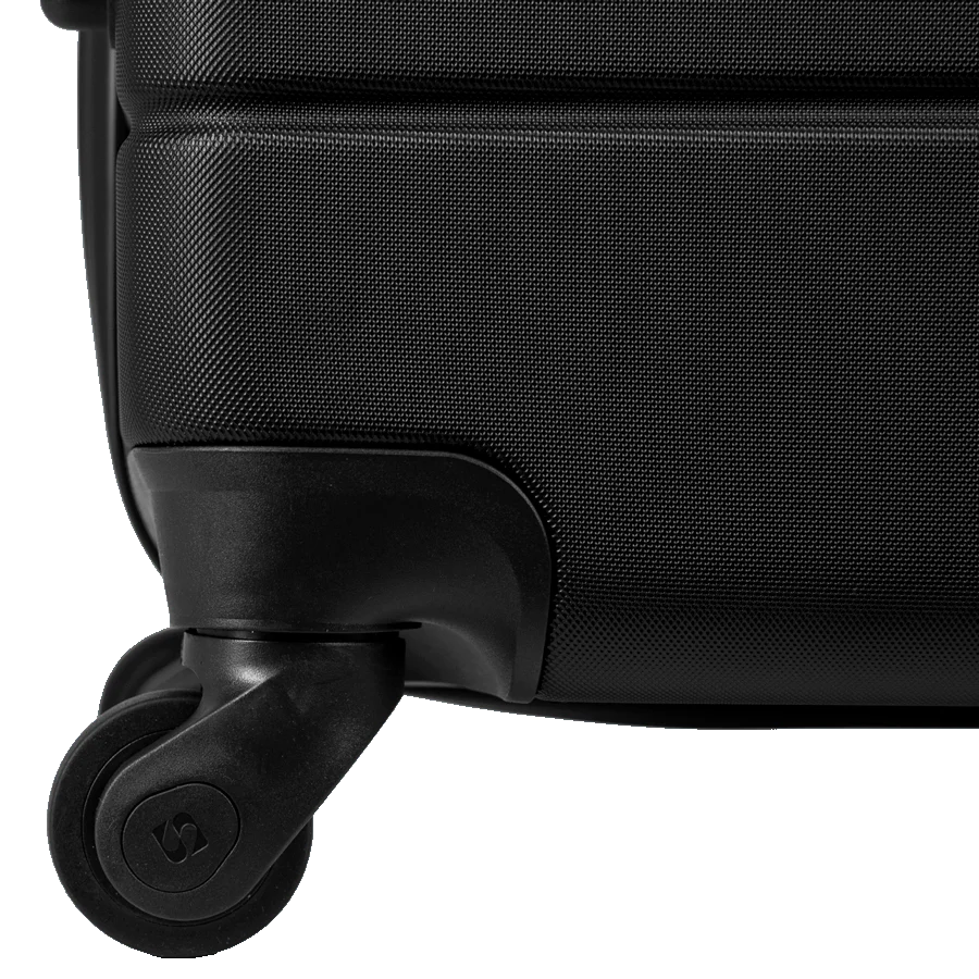 Mala de Viagem Média 23 kg ABS com Rodas 360° Essencial 2 - Preto