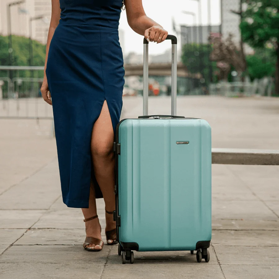 Mala de Viagem Média 23 kg ABS com Rodas 360° Gama 4 - Verde