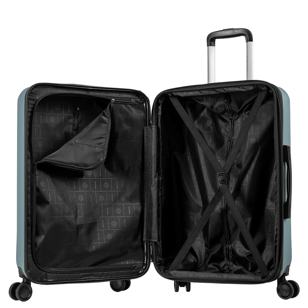 Mala de Viagem Média 23 kg ABS com Rodas 360° Gama 4 - Verde