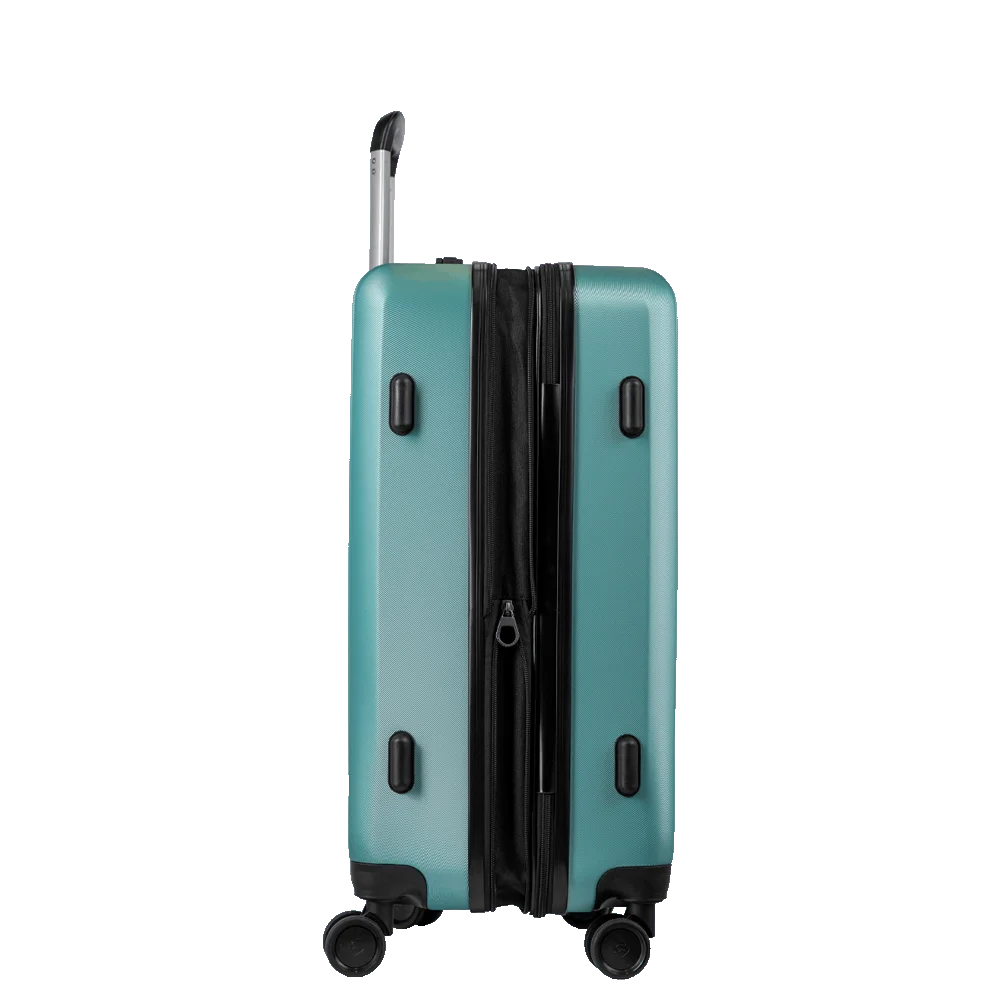 Mala de Viagem Média 23 kg ABS com Rodas 360° Gama 4 - Verde