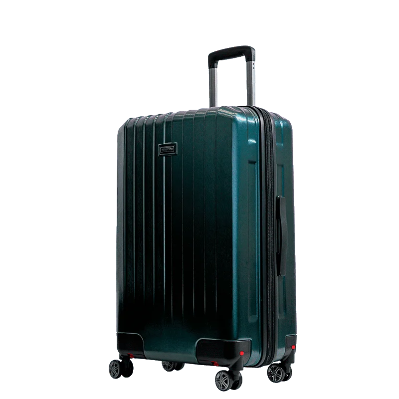 Mala de Viagem Média 23 kg ABS com Rodas 360° Titanium - Verde