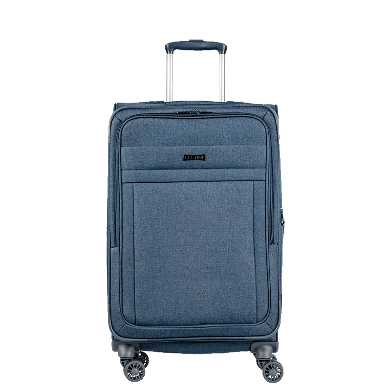 Mala de Viagem Média 23 kg Poliéster com Rodas 360° Ultralight Hug 2T - Azul