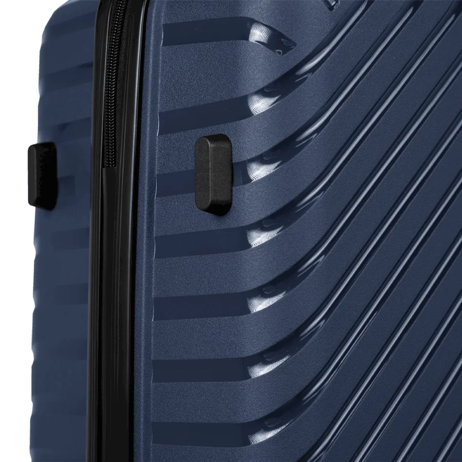 Mala de Viagem Média 23 kg Polipropileno com Rodas 360° PP Essencial 2 - Azul marinho
