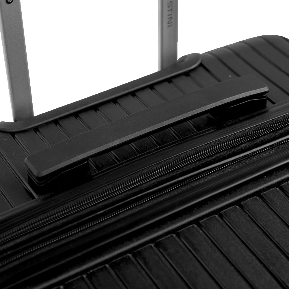 Mala de Viagem Média 23 kg Polipropileno com Rodas 360° PP Essencial Plus 2 - Preto