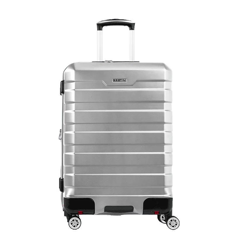 Mala de Viagem Média Plus 23 kg ABS com Rodas 360° Wheeless 2T - Prata