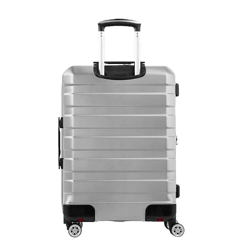 Mala de Viagem Média Plus 23 kg ABS com Rodas 360° Wheeless 2T - Prata