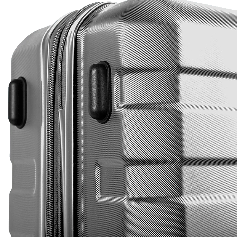 Mala de Viagem Média Plus 23 kg ABS com Rodas 360° Wheeless 2T - Prata