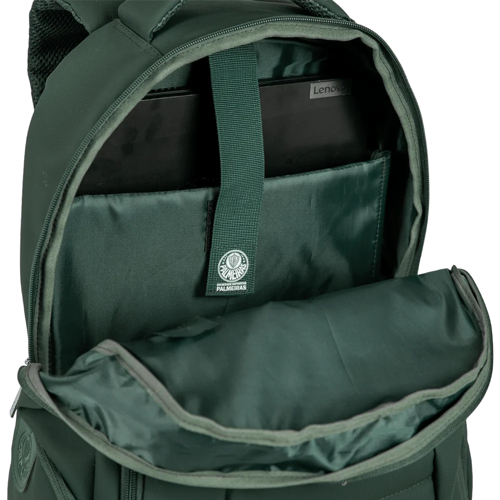 Mochila 2 Compartimentos Notebook 15,6 Palmeiras Hydroblock - Verde Escuro
