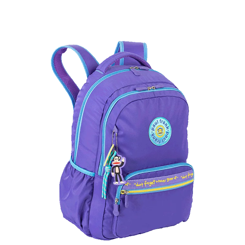 Mochila 2 Compartimentos Paul Frank Fun - Lilás
