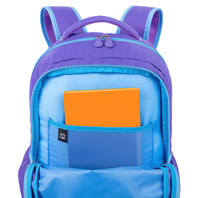 Mochila 2 Compartimentos Paul Frank Fun - Lilás