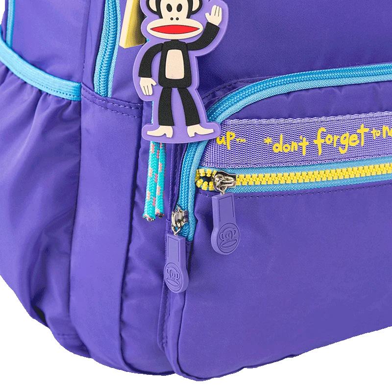 Mochila 2 Compartimentos Paul Frank Fun - Lilás