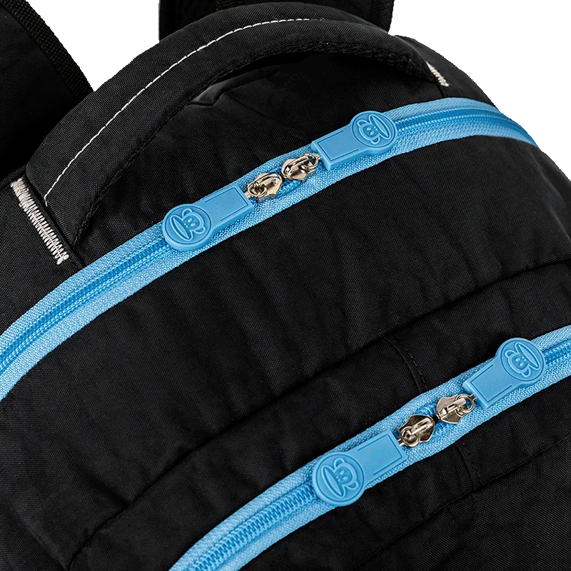 Mochila 2 Compartimentos Paul Frank Fun - Preto e Rosa