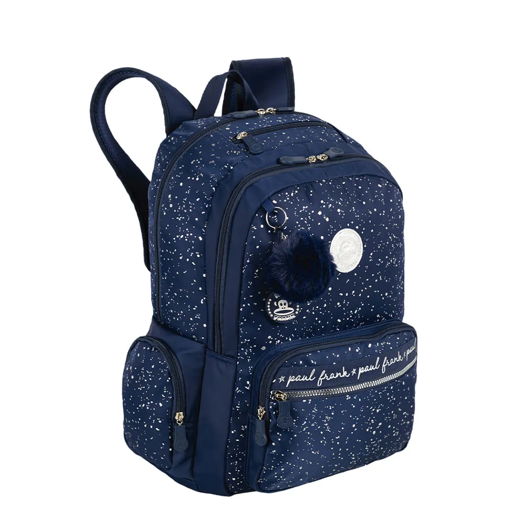 Mochila 2 Compartimentos Paul Frank Styles - Azul