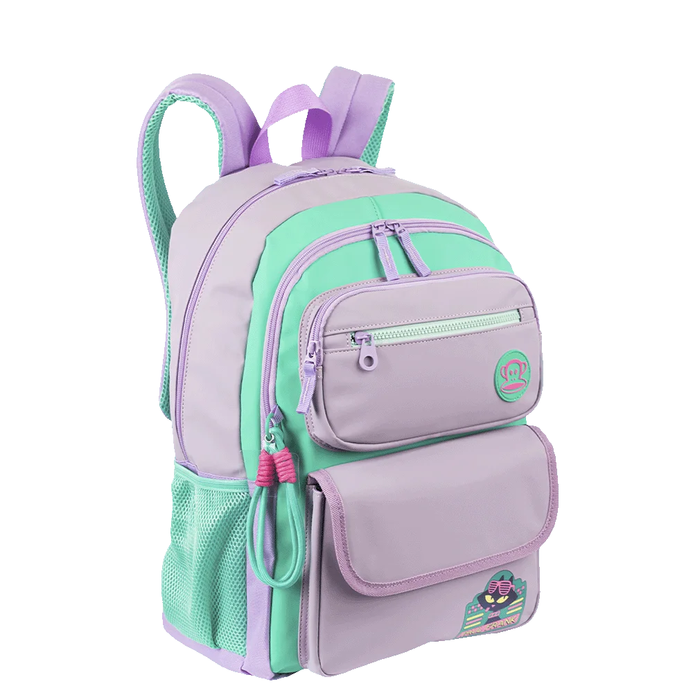 Mochila 2 Compartimentos Paul Frank Summer - Lilás