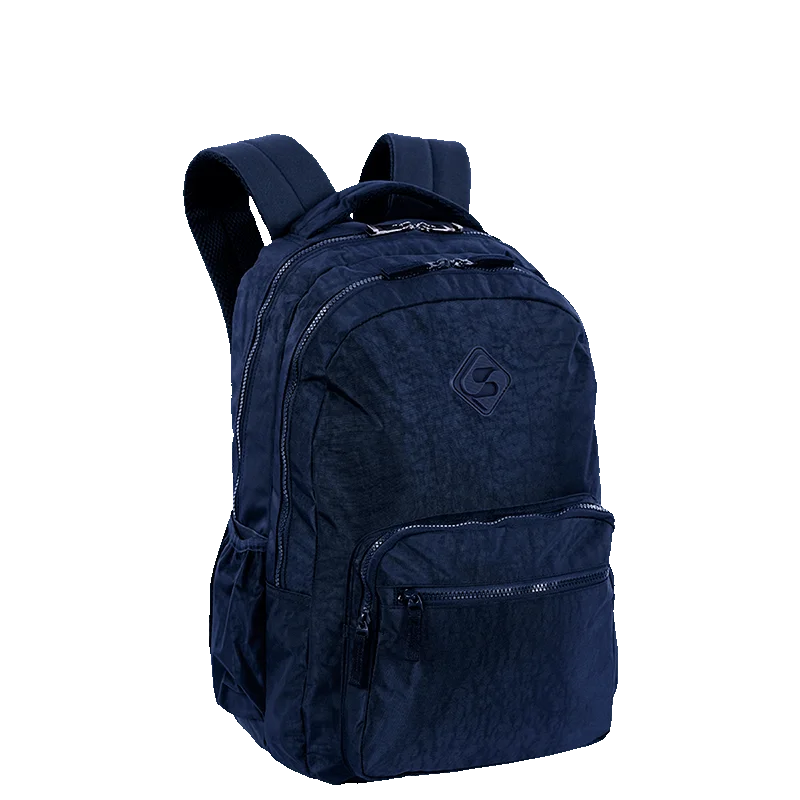 Mochila 2 Compartimentos Sestini College Crinkle 3 - Azul