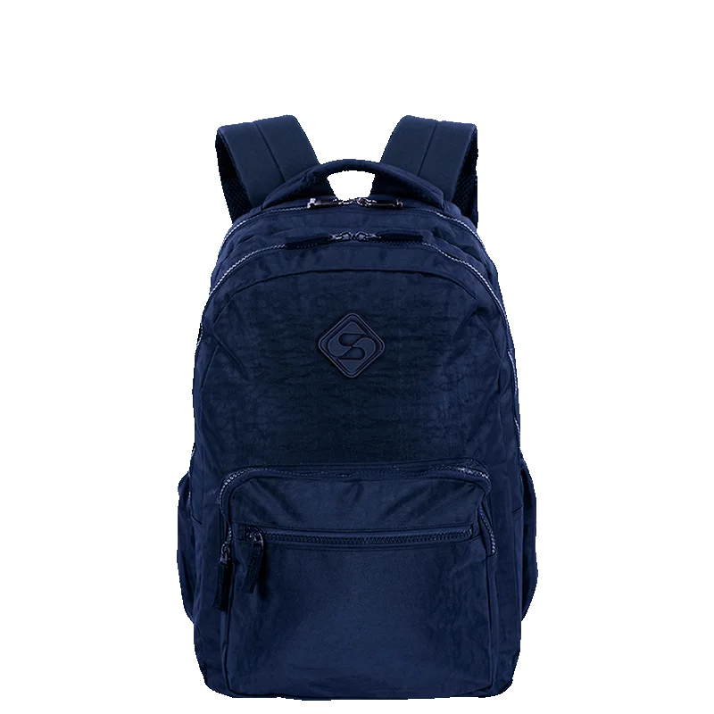 Mochila 2 Compartimentos Sestini College Crinkle 3 - Azul