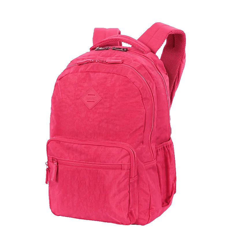 Mochila 2 Compartimentos Sestini College Crinkle 3 Rosa - Pink