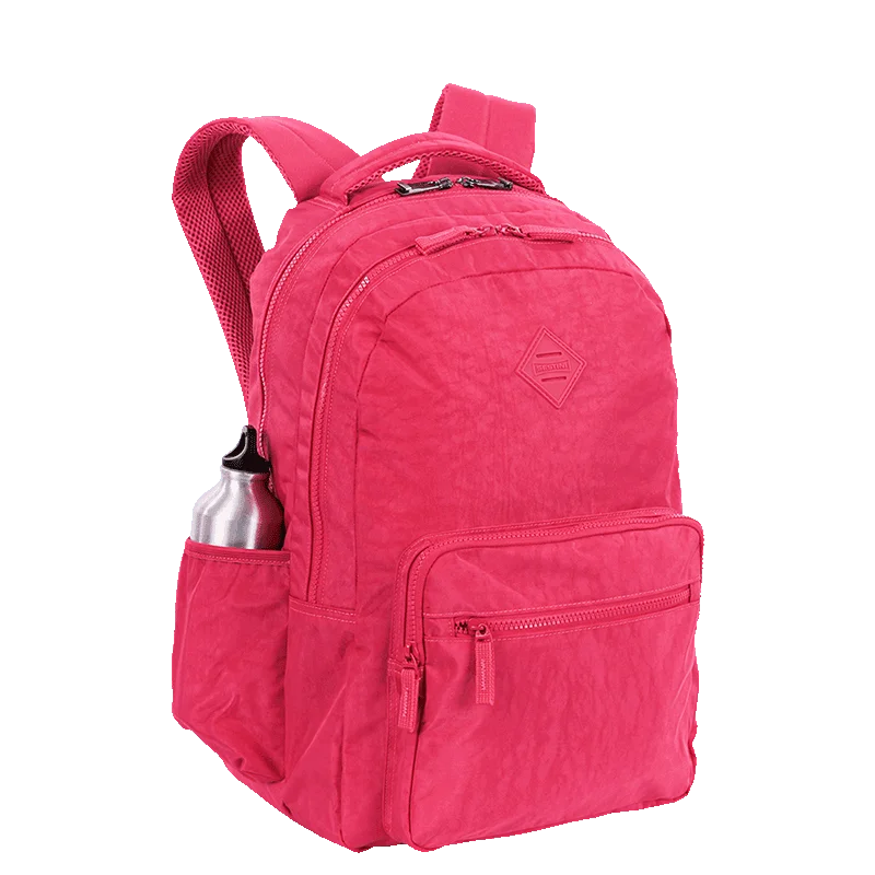 Mochila 2 Compartimentos Sestini College Crinkle 3 Rosa - Pink