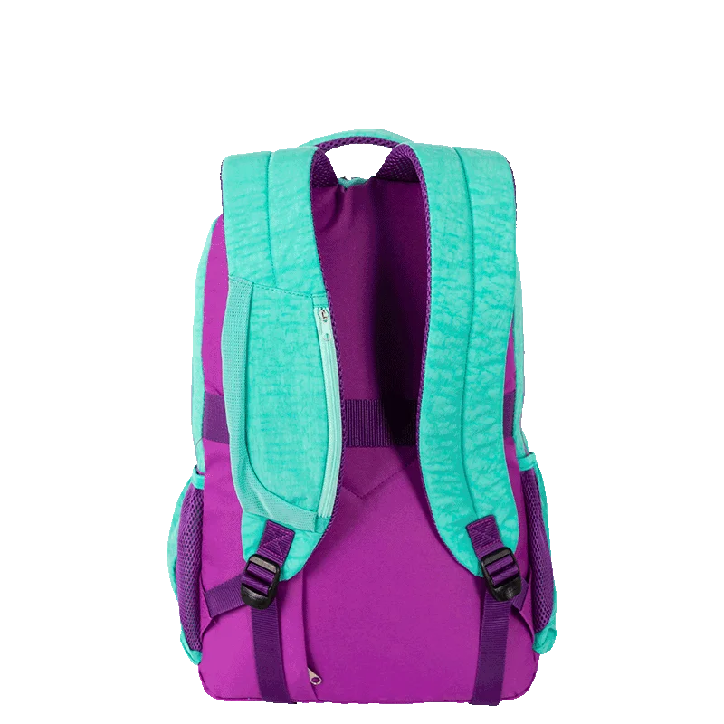 Mochila 2 Compartimentos Sestini College Crinkle 4 Azul - Turquesa