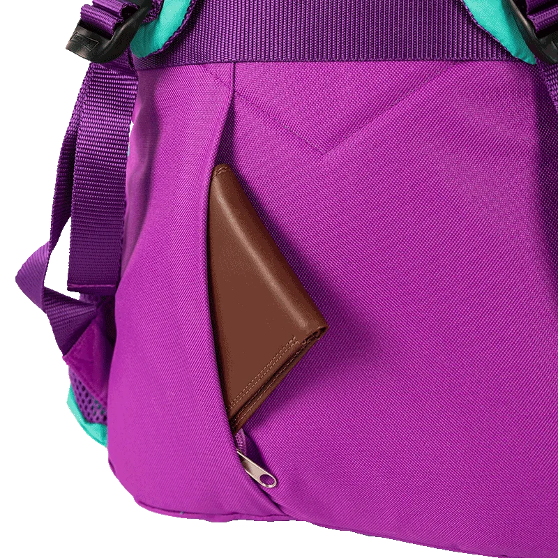 Mochila 2 Compartimentos Sestini College Crinkle 4 Azul - Turquesa