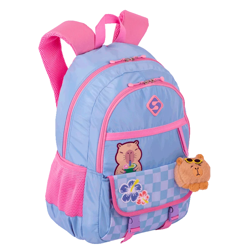 Mochila 2 Compartimentos Sestini Lover - Capivara