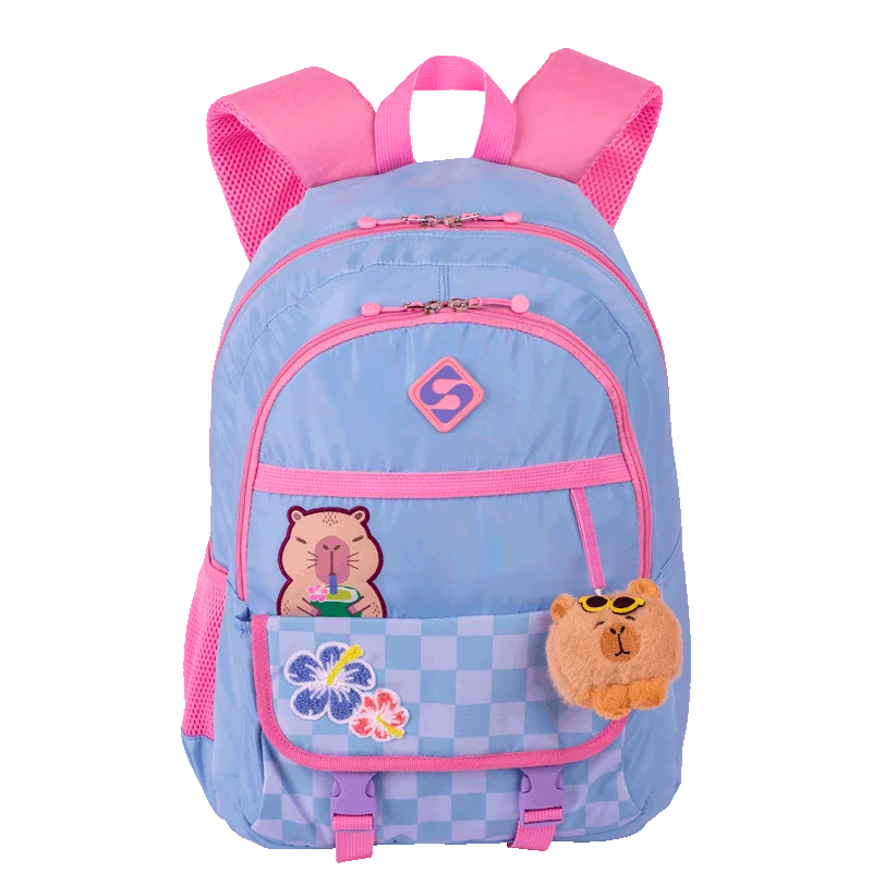 Mochila 2 Compartimentos Sestini Lover - Capivara
