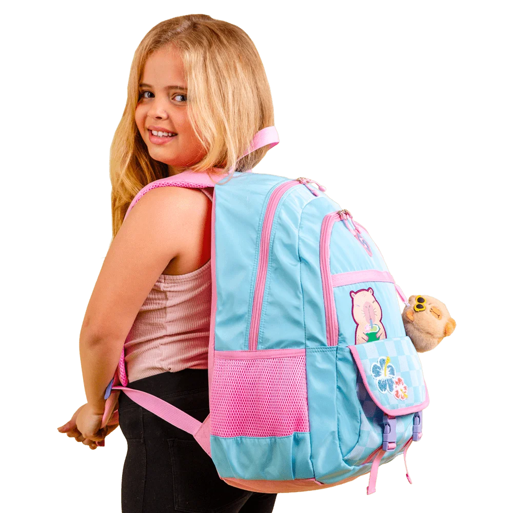 Mochila 2 Compartimentos Sestini Lover - Capivara