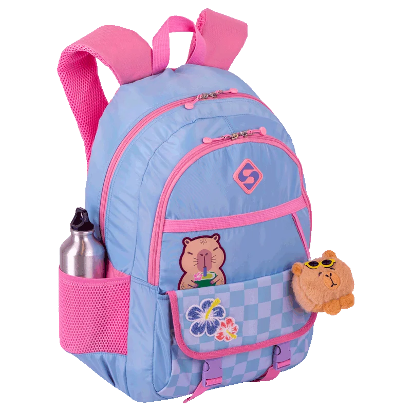 Mochila 2 Compartimentos Sestini Lover - Capivara