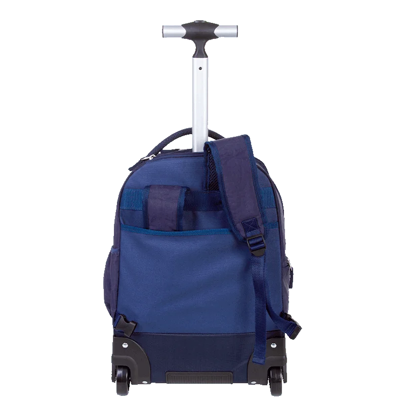 Mochila Carrinho 2 em 1 Sestini Rolling Crinkle Azul