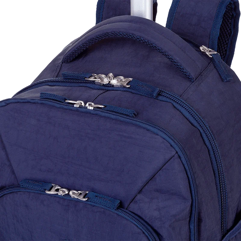 Mochila Carrinho 2 em 1 Sestini Rolling Crinkle Azul