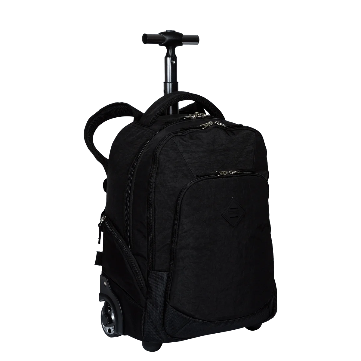 Mochila Carrinho 2 em 1 Sestini Rolling Crinkle Preto
