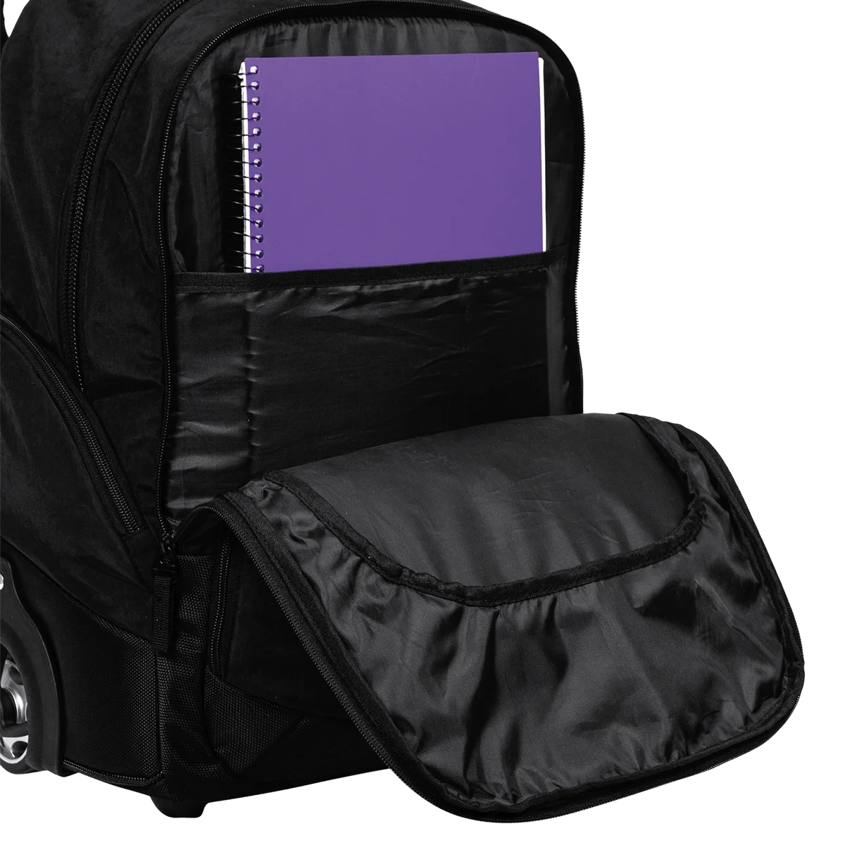 Mochila Carrinho 2 em 1 Sestini Rolling Crinkle Preto