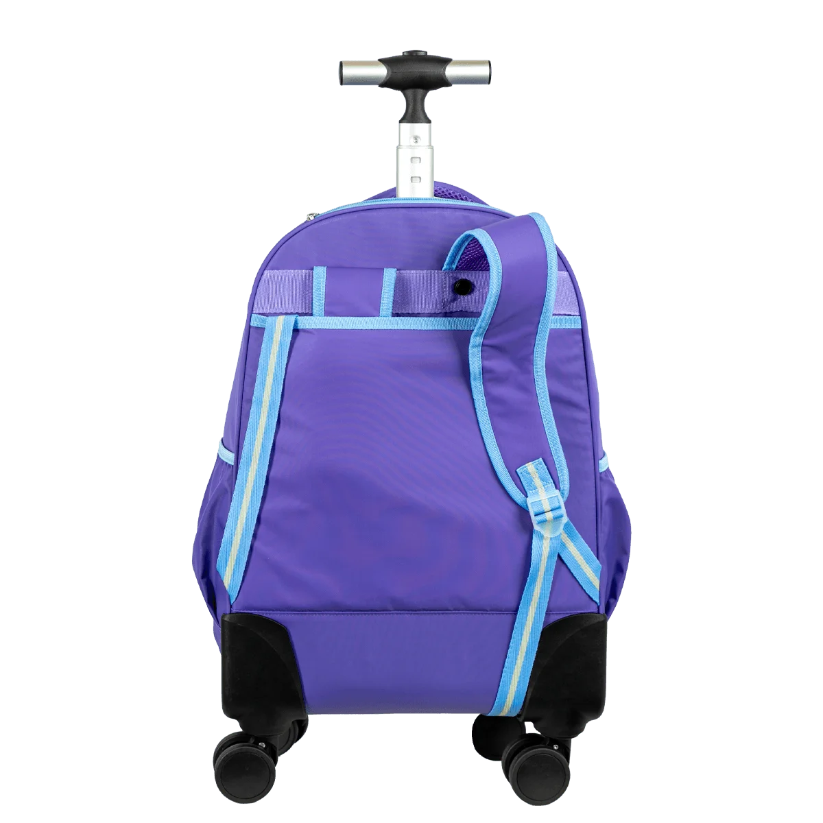 Mochila Carrinho 4 Rodas Duplas Paul Frank Fun - Lilás