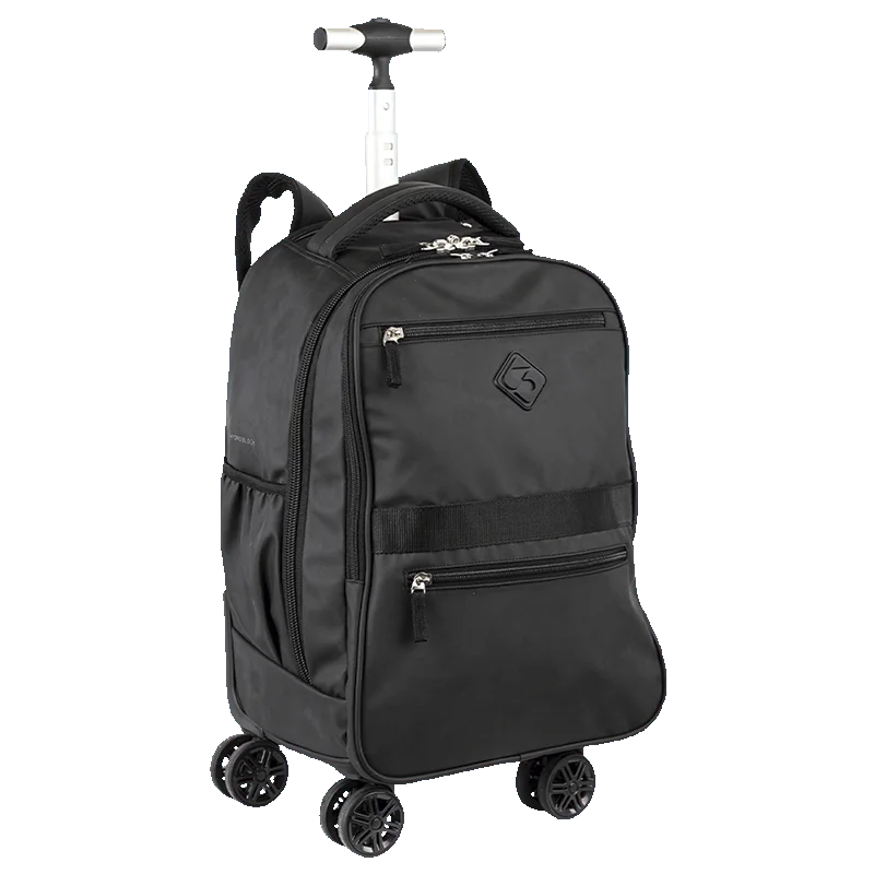 Mochila Carrinho 4 Rodas Duplas Sestini Rolling Hydroblock - Preto