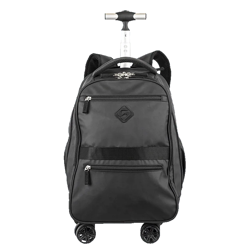 Mochila Carrinho 4 Rodas Duplas Sestini Rolling Hydroblock - Preto