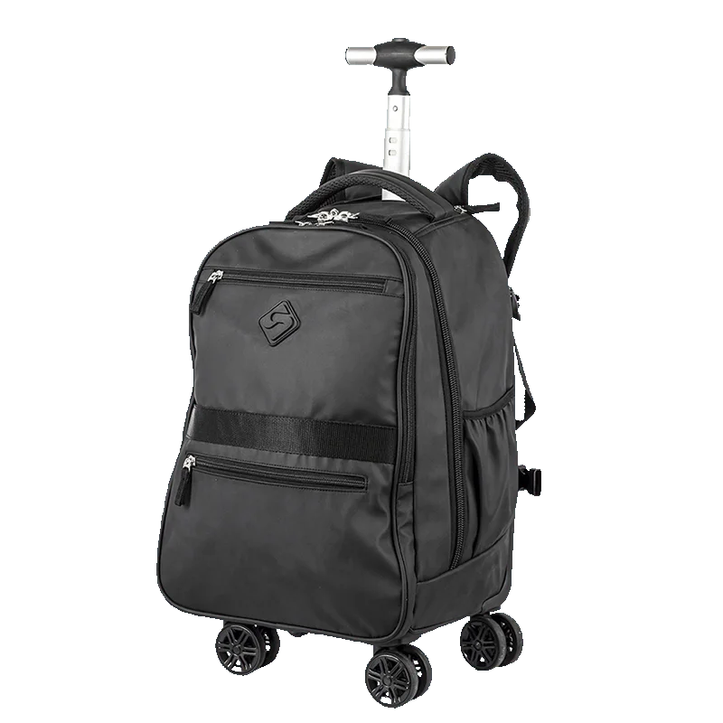 Mochila Carrinho 4 Rodas Duplas Sestini Rolling Hydroblock - Preto
