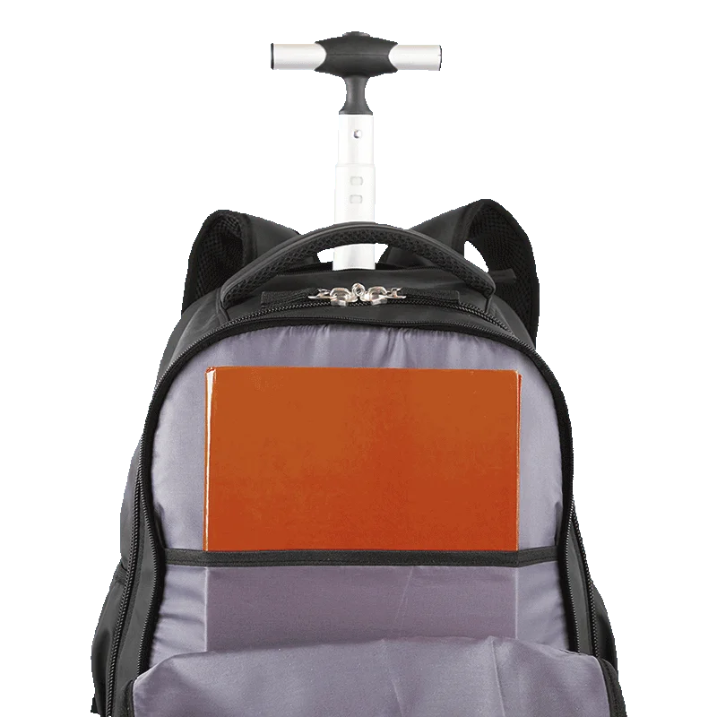 Mochila Carrinho 4 Rodas Duplas Sestini Rolling Hydroblock - Preto