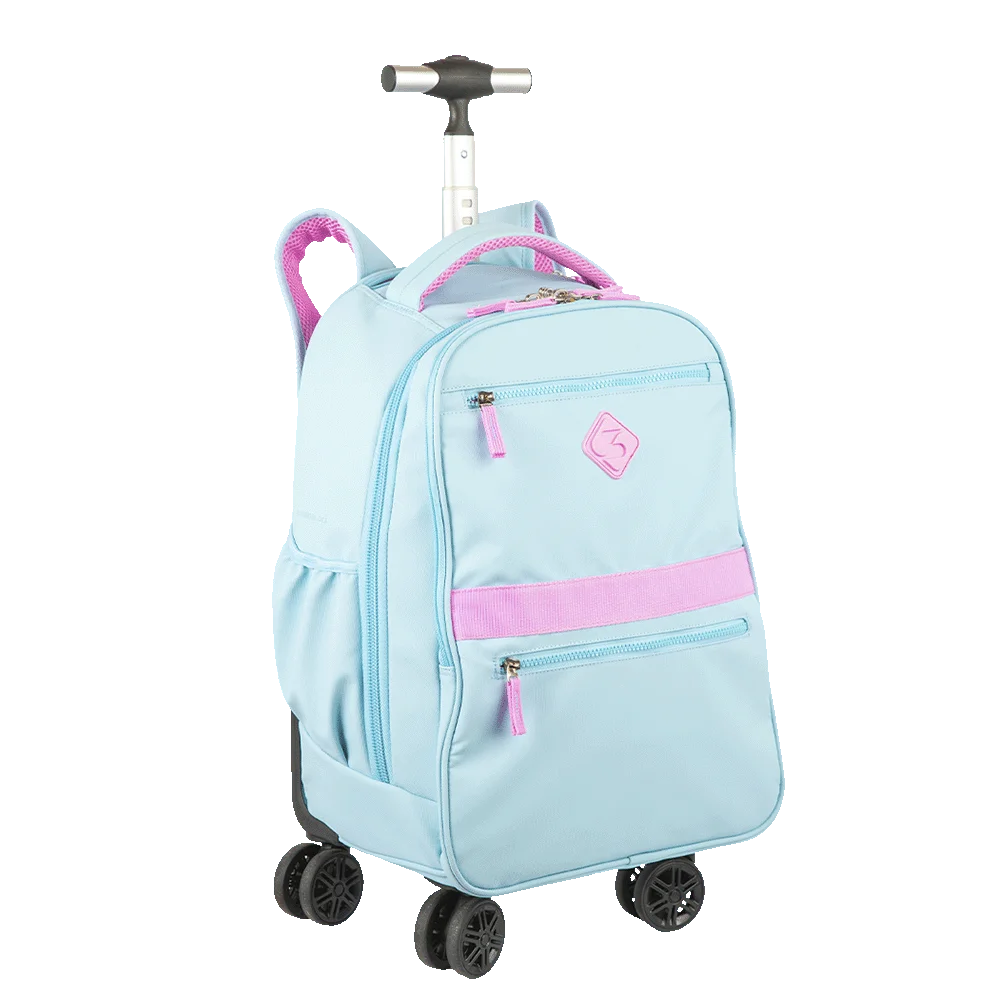 Mochila Carrinho 4 Rodas Duplas Sestini Rolling Hydroblock - Sky