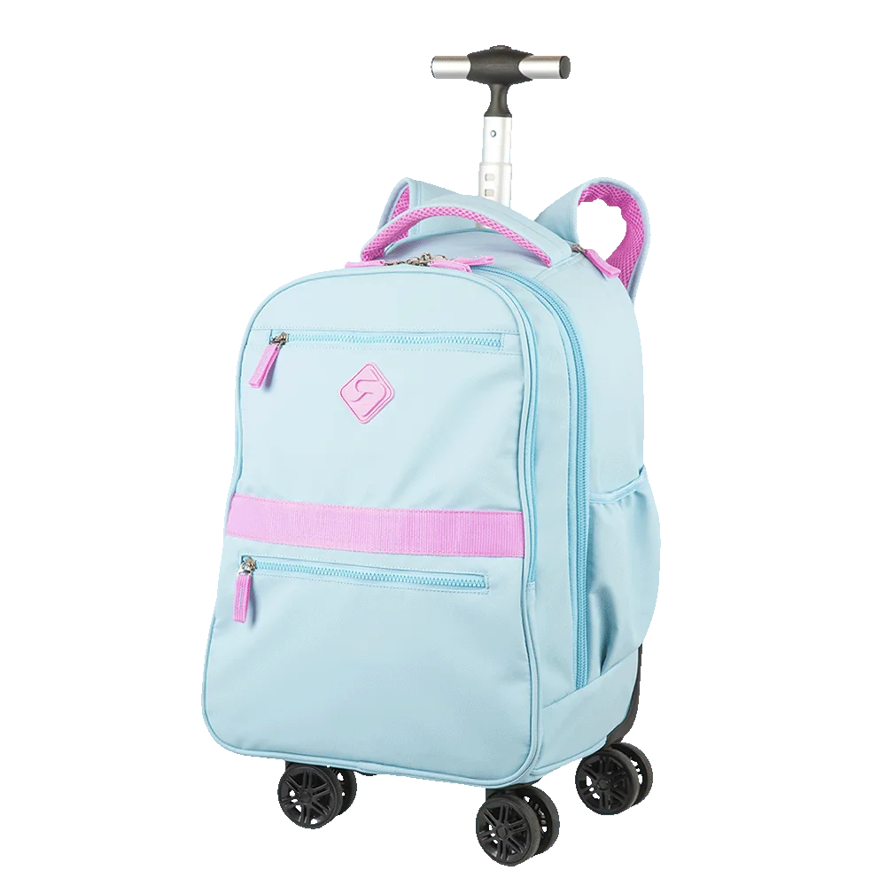 Mochila Carrinho 4 Rodas Duplas Sestini Rolling Hydroblock - Sky