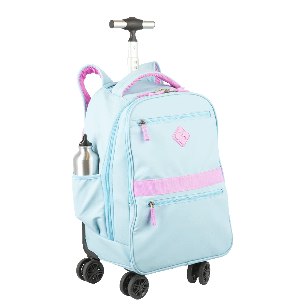 Mochila Carrinho 4 Rodas Duplas Sestini Rolling Hydroblock - Sky