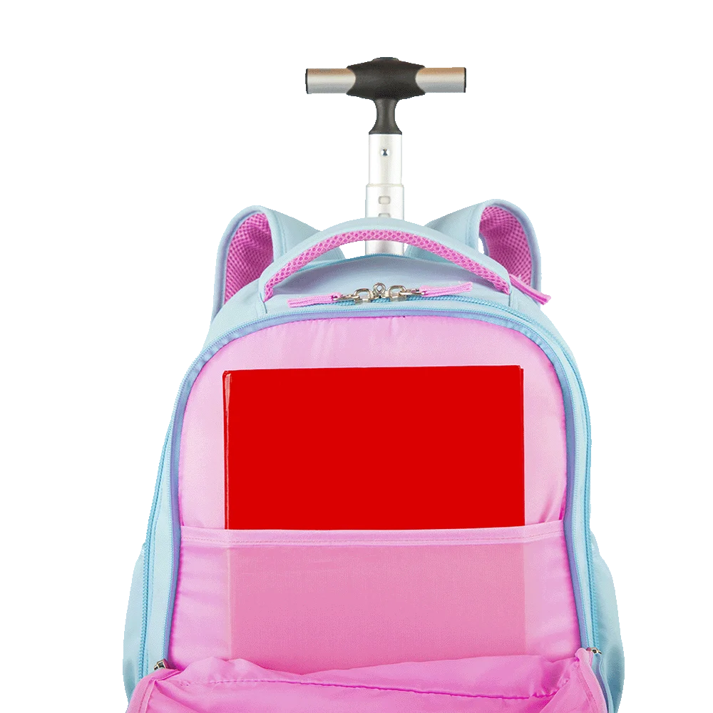 Mochila Carrinho 4 Rodas Duplas Sestini Rolling Hydroblock - Sky