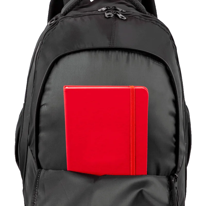 Mochila Carrinho 4 Rodas Duplas Sestini Studio - Preto