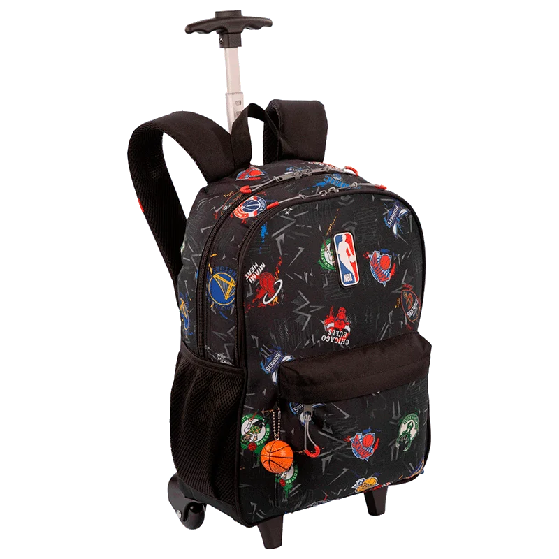 Mochila Carrinho Externo Nba Begins - Cinza Grafite