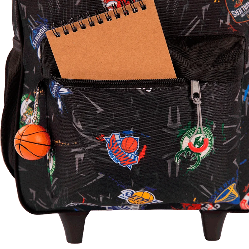 Mochila Carrinho Externo Nba Begins - Cinza Grafite